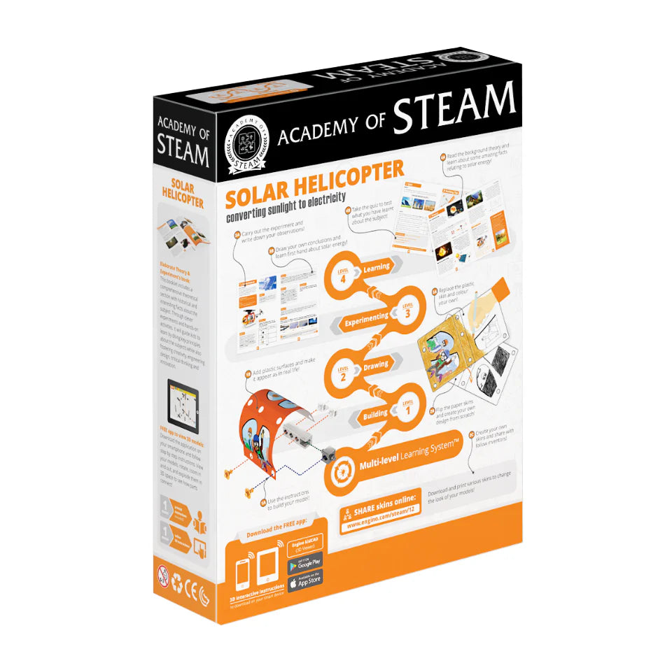 Engino Academy of STEAM – Solar Helicopter Engineering Kit
