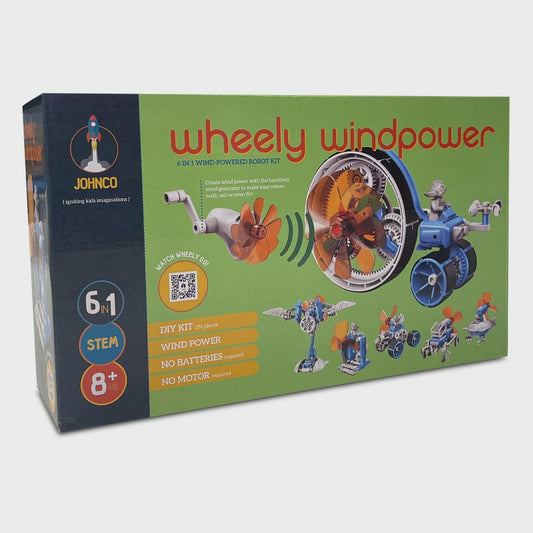 Wheely Wind-Powered Robot 6 in 1
