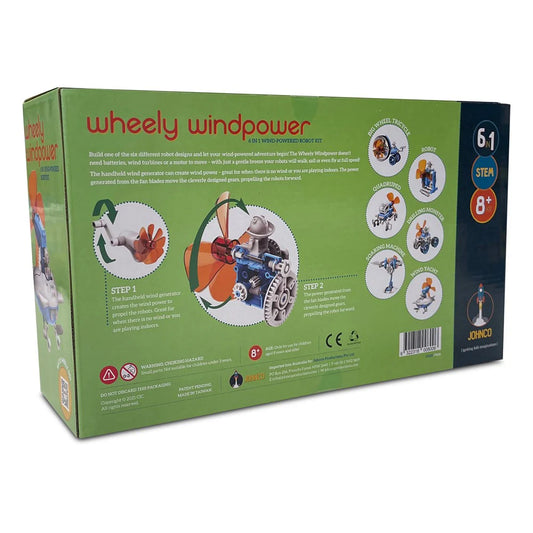 Wheely Wind-Powered Robot 6 in 1