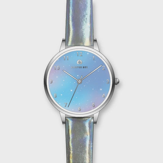 Harper Bee Watch – Pastel Galaxy Sky