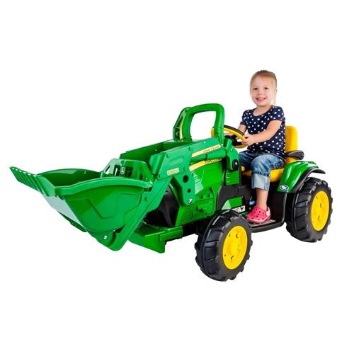 12V John Deere Ground Loader Tractor with Scoop