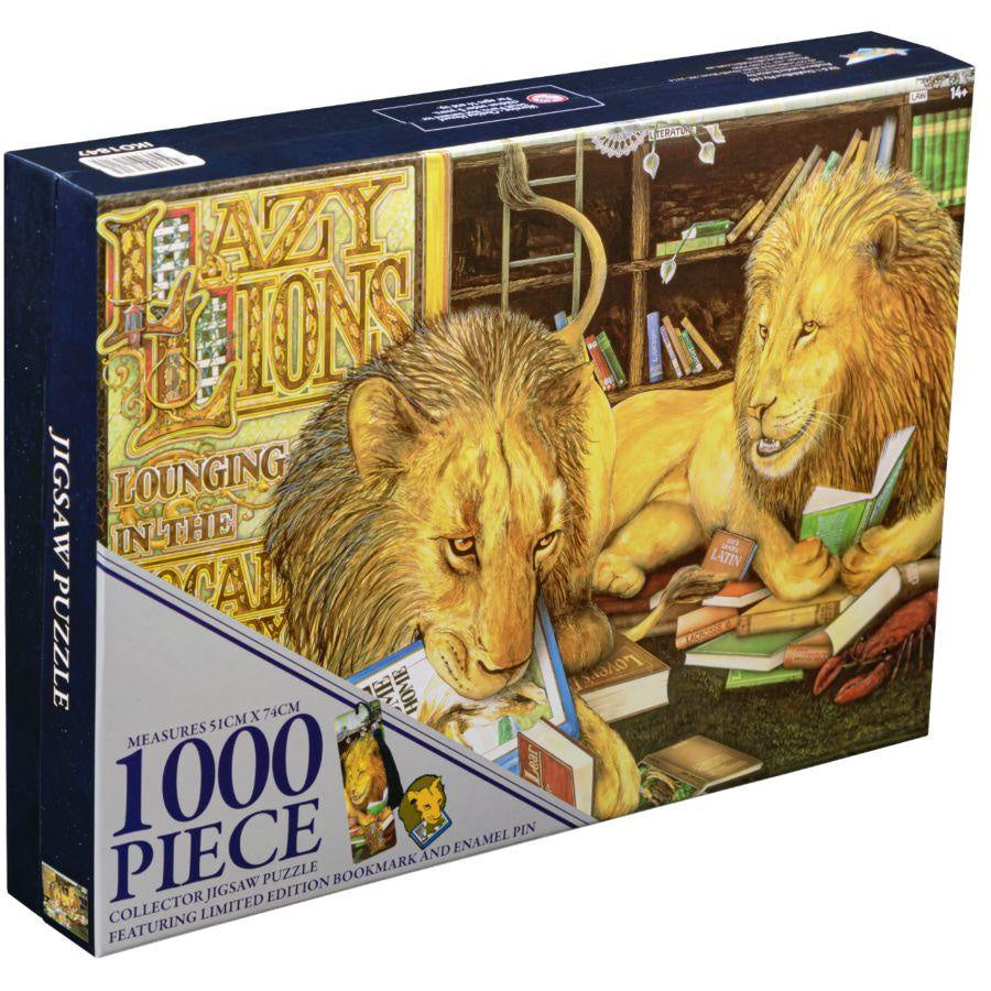 Animalia - Lazy Lions 1000pc Collector Jigsaw