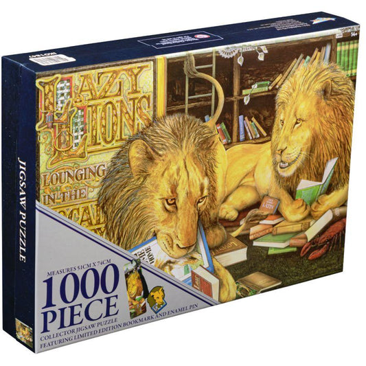 Animalia - Lazy Lions 1000pc Collector Jigsaw