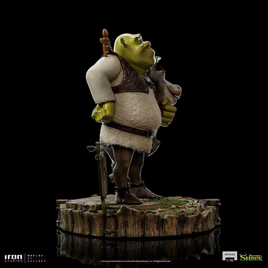 Shrek – Shrek, Donkey & Gingerbread Man Deluxe 1:10 Scale Statue – additional product view