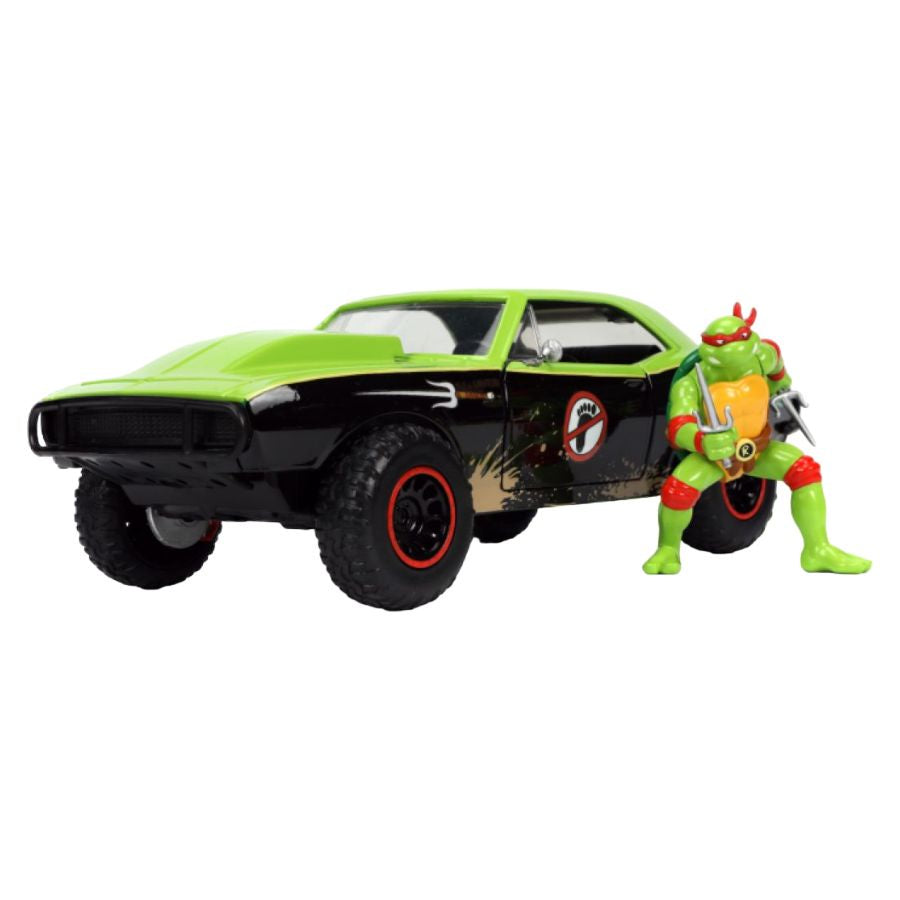 Teenage Mutant Ninja Turtles (TV 1987) - 1967 Chevrolet Camaro with Raphael 1:24 Scale
