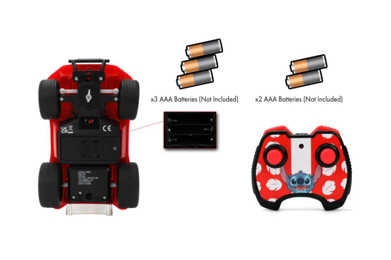 Lilo & Stitch – Stitch in Red Buggy R/C Car (1:24 Scale)