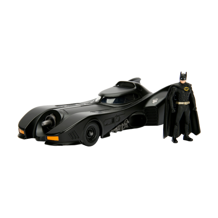 Batman (1989) – Batmobile Die-Cast Vehicle with Batman (1:24 Scale)