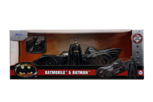 Batman (1989) – Batmobile Die-Cast Vehicle with Batman (1:24 Scale)