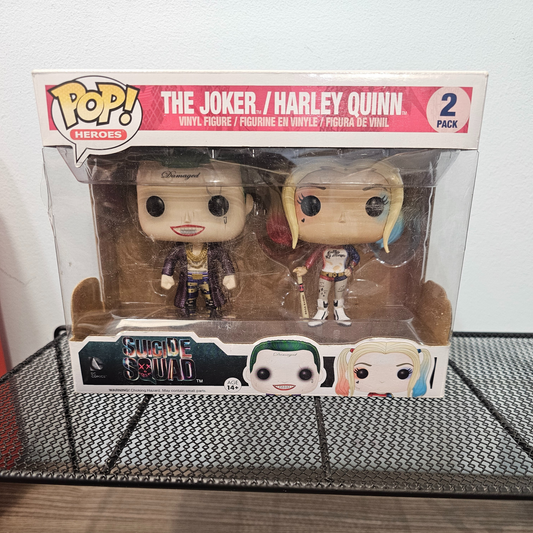 Funko Pop! DC – Joker & Harley Quinn 2-Pack (Suicide Squad) (Second Play)