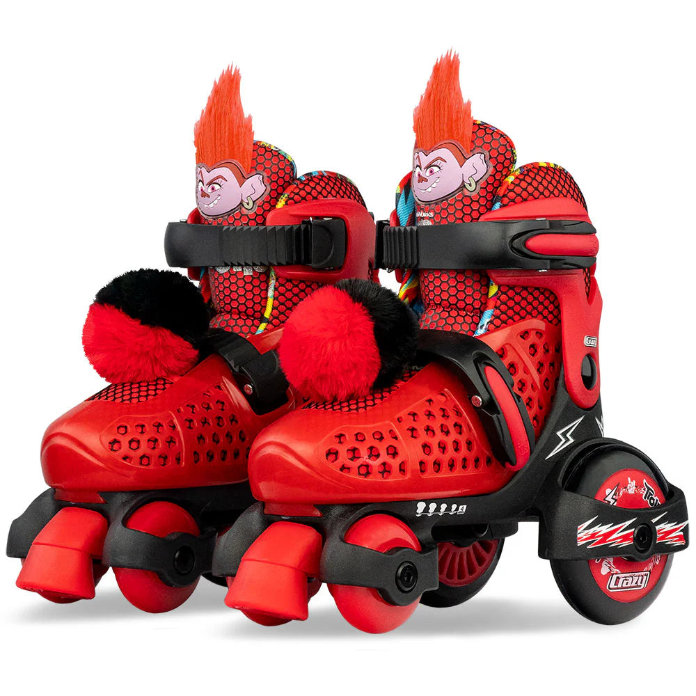 Klip Klop Adjustable Roller Skates – Trolls  – Poppy & Barb