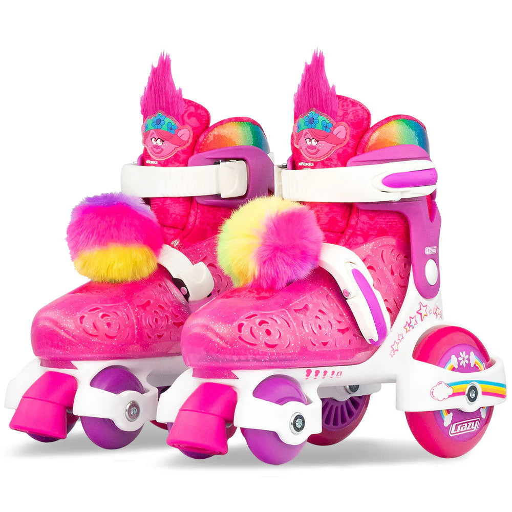 Klip Klop Adjustable Roller Skates – Trolls  – Poppy & Barb
