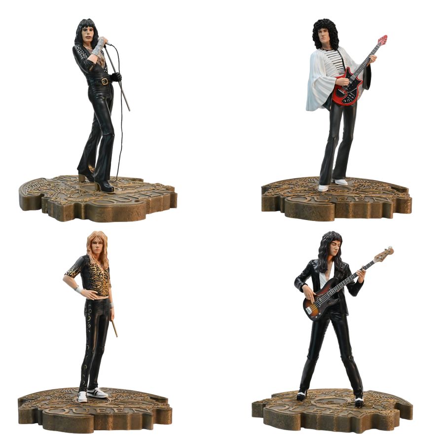 Queen – 1974–75 Rock Iconz 1:9 Scale Statues (Set of 4)