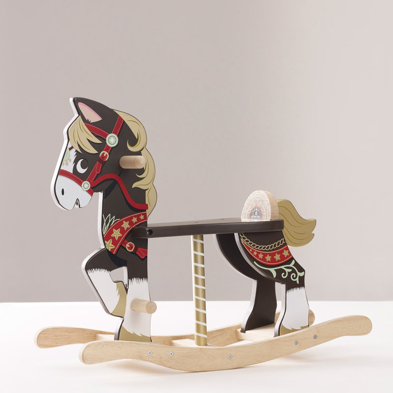 Classic Wooden Rocking Horse