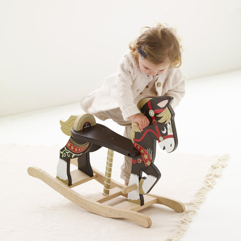 Classic Wooden Rocking Horse