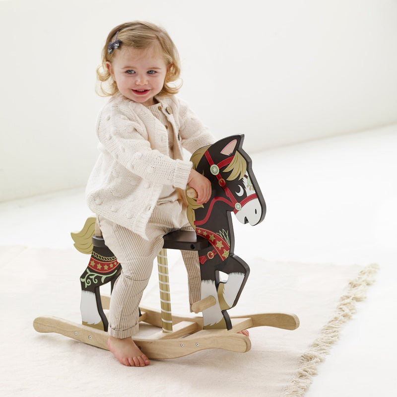 Classic Wooden Rocking Horse