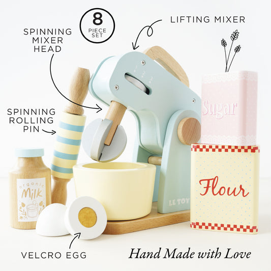 Bakers Mixer Set and Accessories - 8 Piece