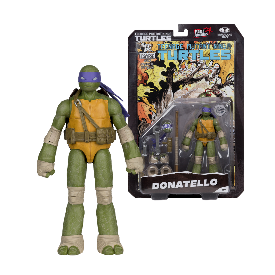 McFarlane DC Page Punchers – Donatello 5” Action Figure with Comic