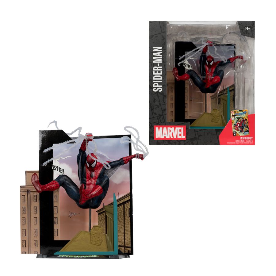 Marvel Spider-Man #6 1:10 Scale Collectible Figure with Scene