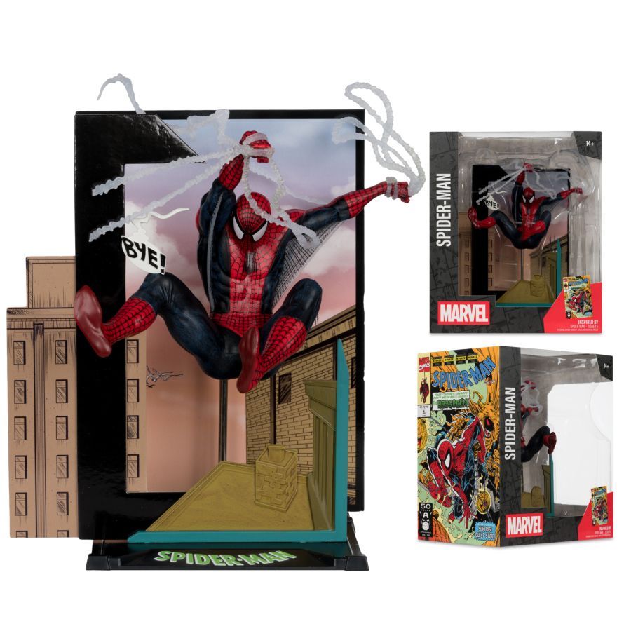 Marvel Spider-Man #6 1:10 Scale Collectible Figure with Scene