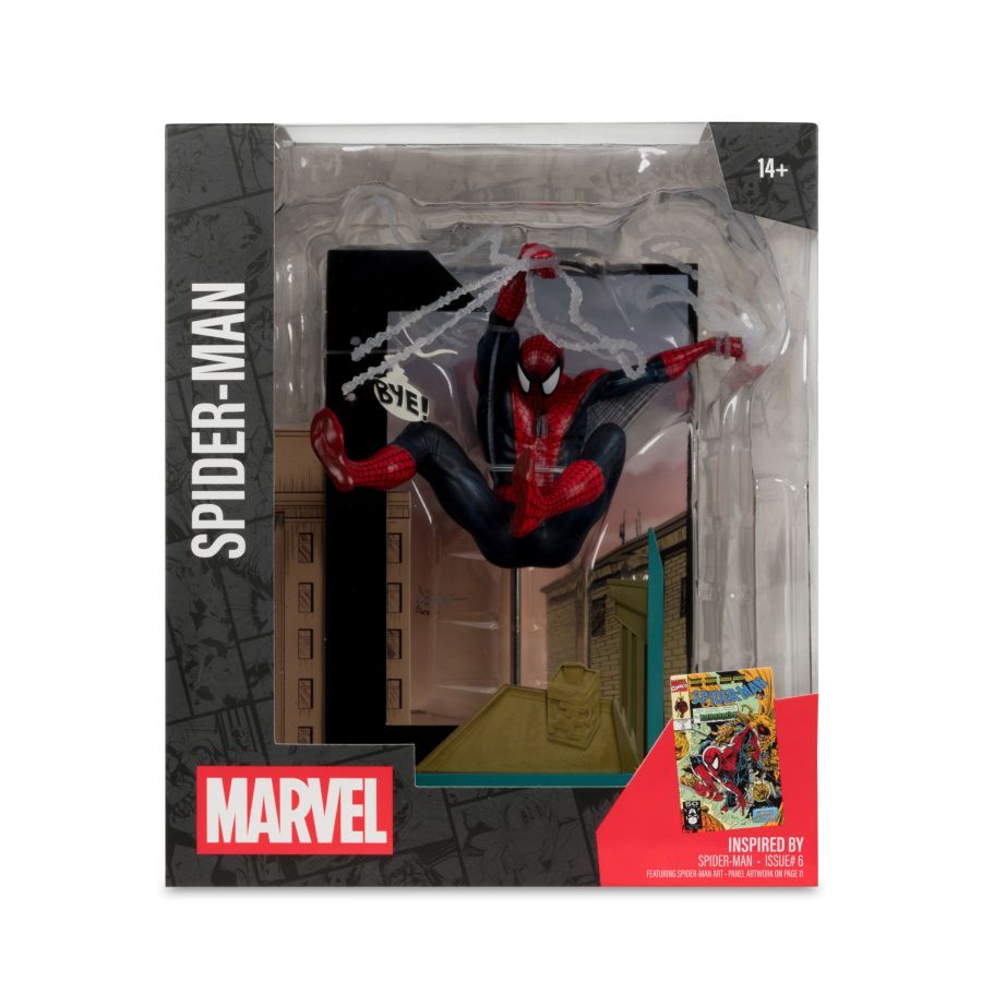 Marvel Spider-Man #6 1:10 Scale Collectible Figure with Scene