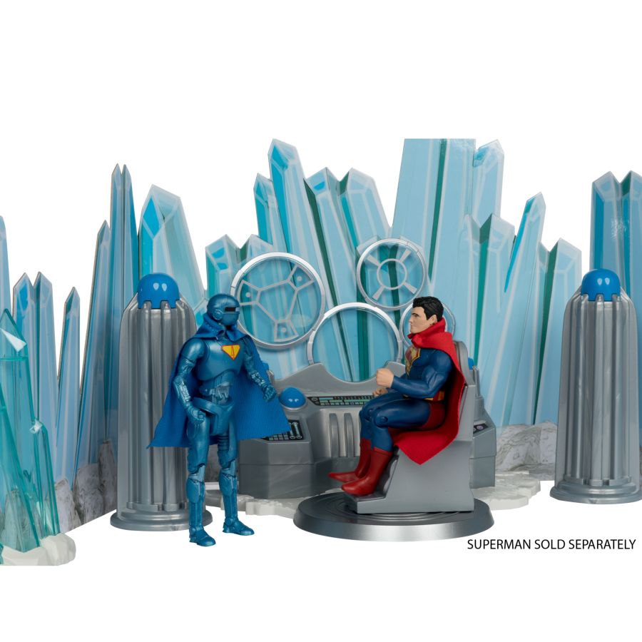 McFarlane DC Multiverse – Superman (2025, Fortress of Solitude with Superman Robot #4, Gold Label) Action Figure