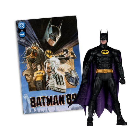 DC Direct – Batman (1989) 7 Inch Figure with Comic