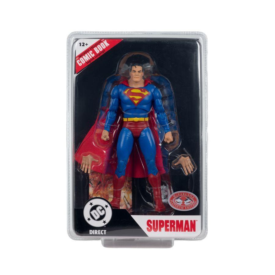 DC Direct – Superman (Justice) 7 Inch Chase Figure with Comic