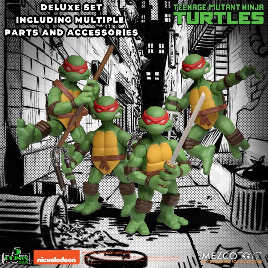 Mezco 5 Points DLX – Teenage Mutant Ninja Turtles Figure Box Set