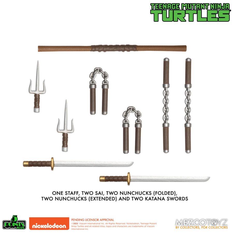 Mezco 5 Points DLX – Teenage Mutant Ninja Turtles Figure Box Set
