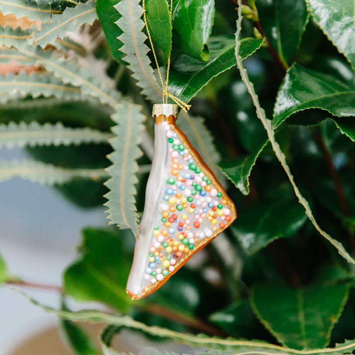 Glass Christmas Ornaments - Aussie (5 pcs, not a toy)