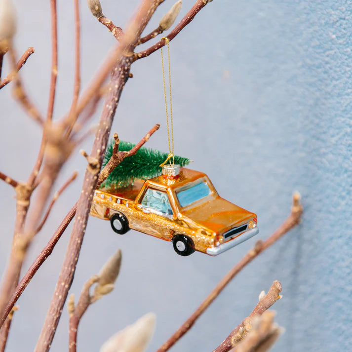 Glass Christmas Ornaments - Aussie (5 pcs, not a toy)