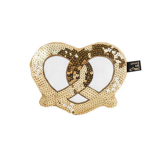 Pretzel Sequin Purse