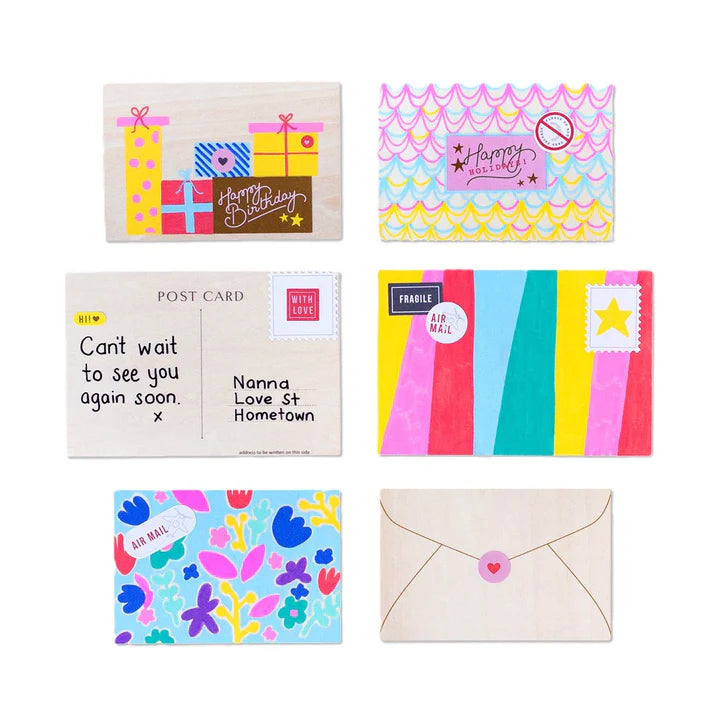 Post Box Letters Craft Kit - Wooden Toy