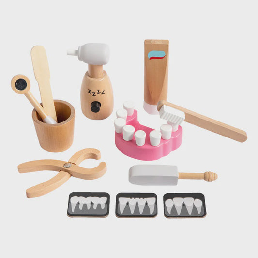 Wooden Dentist Kit