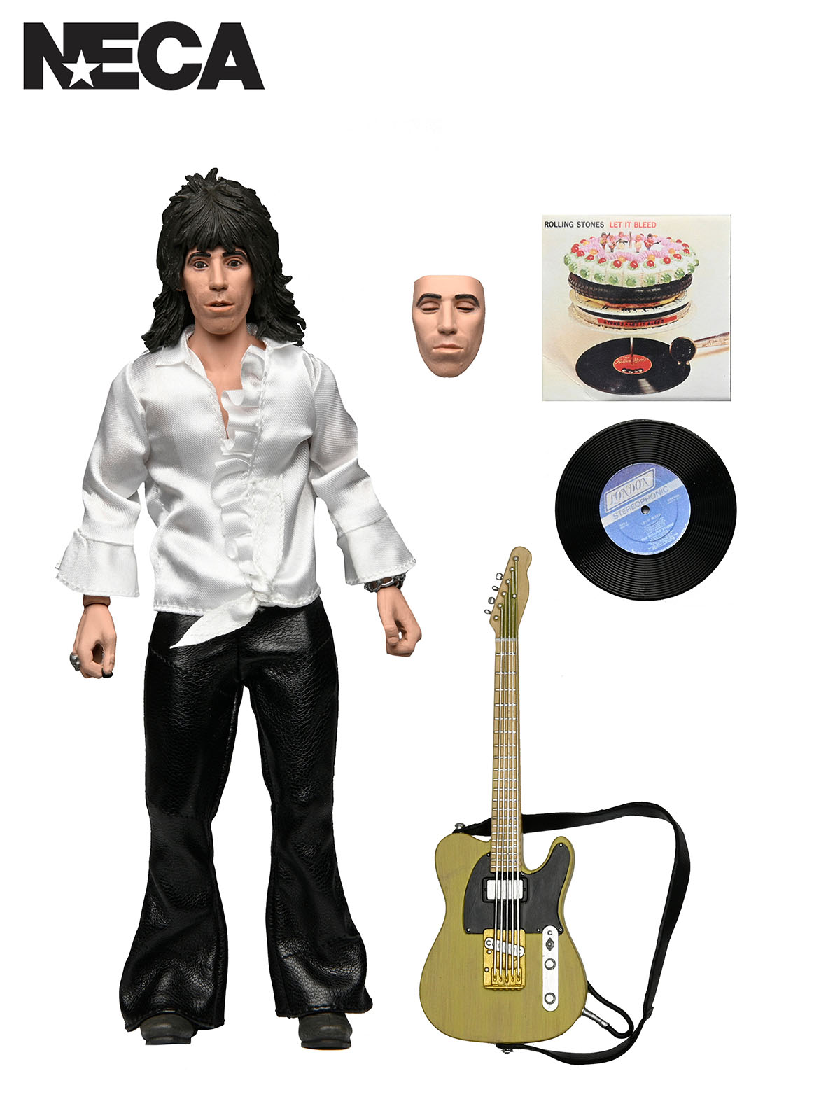 The Rolling Stones – Keith Richards (1975) 8″ Clothed Action Figure