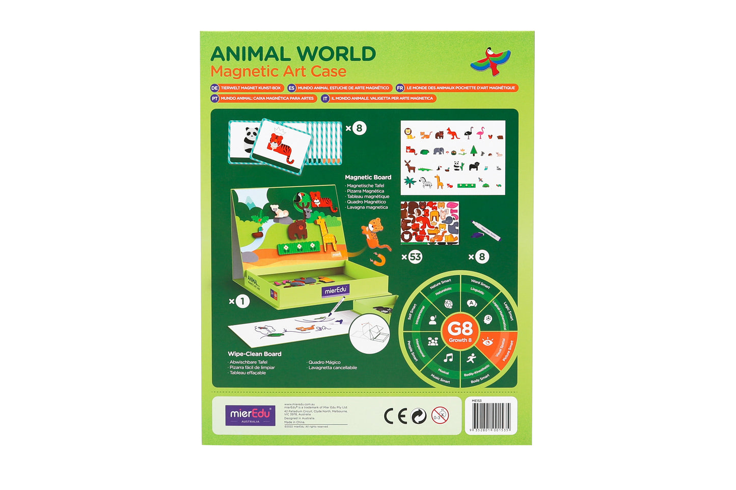 Magnetic Art Case - Animal World