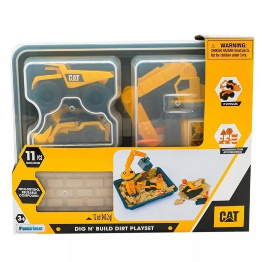 CAT Little Machines Dig & Build Playset