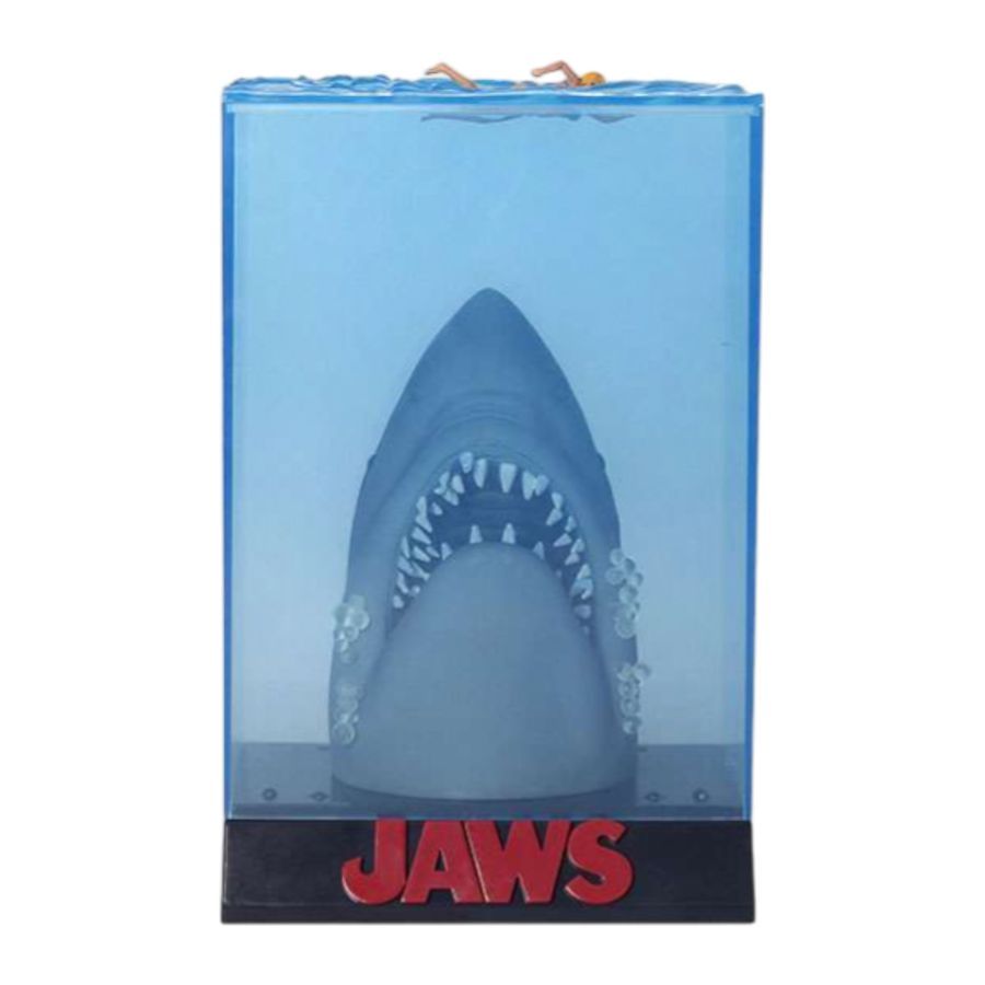 Jaws – Light Up 50th Anniversary 3D Movie Poster Diorama – additional product view