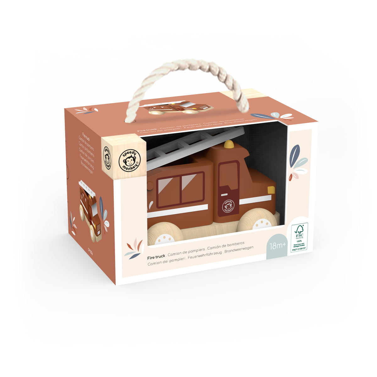 Wooden Fire Truck