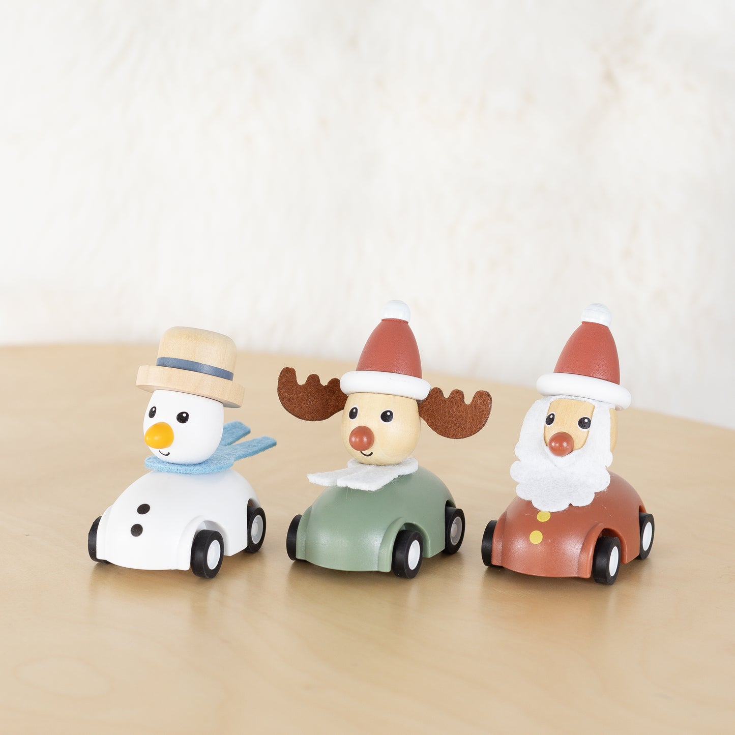 Christmas Wooden Pull-Back Toys
