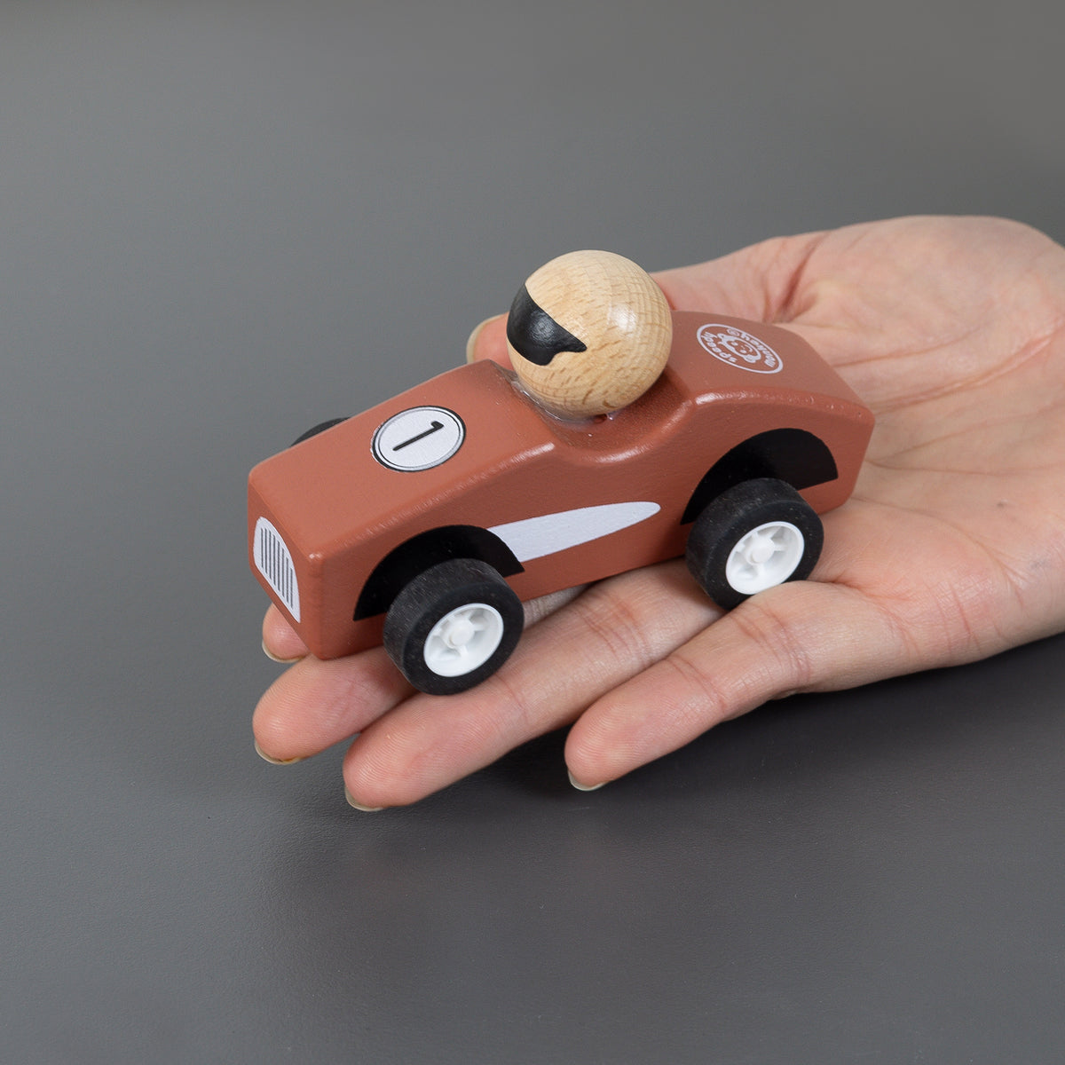 Wooden Pull-Back Racing Cars