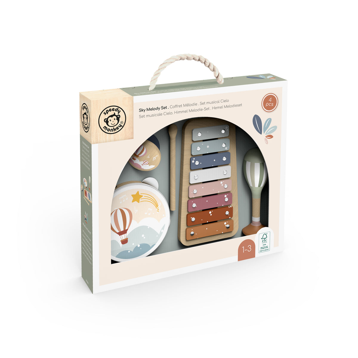 Wooden Sky Melody Musical Set