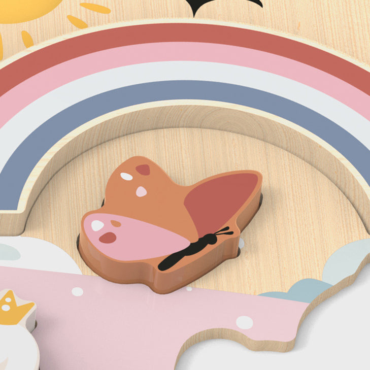 Wooden Unicorn Chunky Puzzle