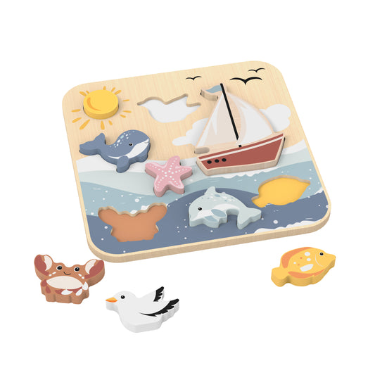 Wooden Ocean Chunky Puzzle