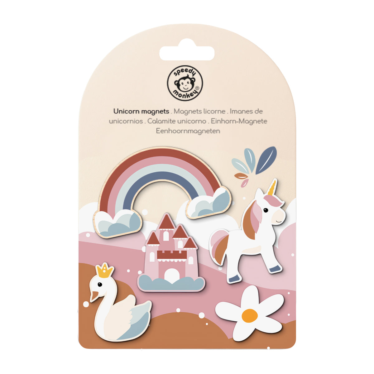 Wooden Unicorn Magnets