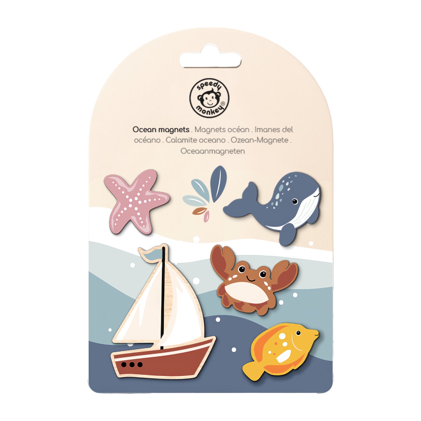 Wooden Ocean Magnets