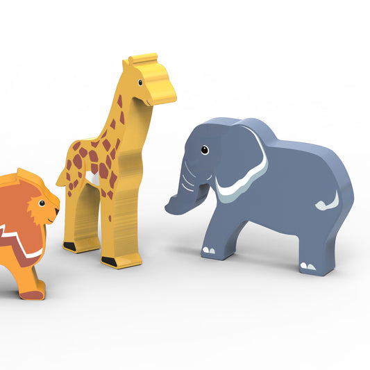 World Animals – Africa Wooden Play Set