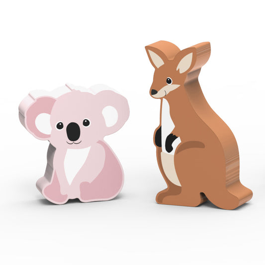 World Animals – Oceania Wooden Play Set