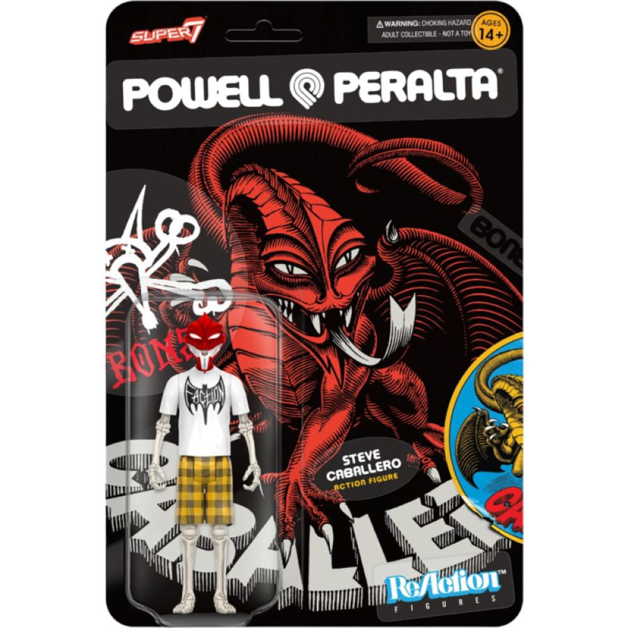 Powell Peralta - Steve Caballero Dragon ReAction 3.75" Figure