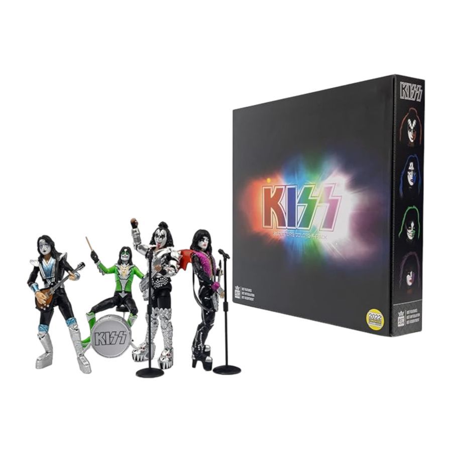 Kiss - Band 5'' Vegas Outfits 4-Pack SDCC Exclusive